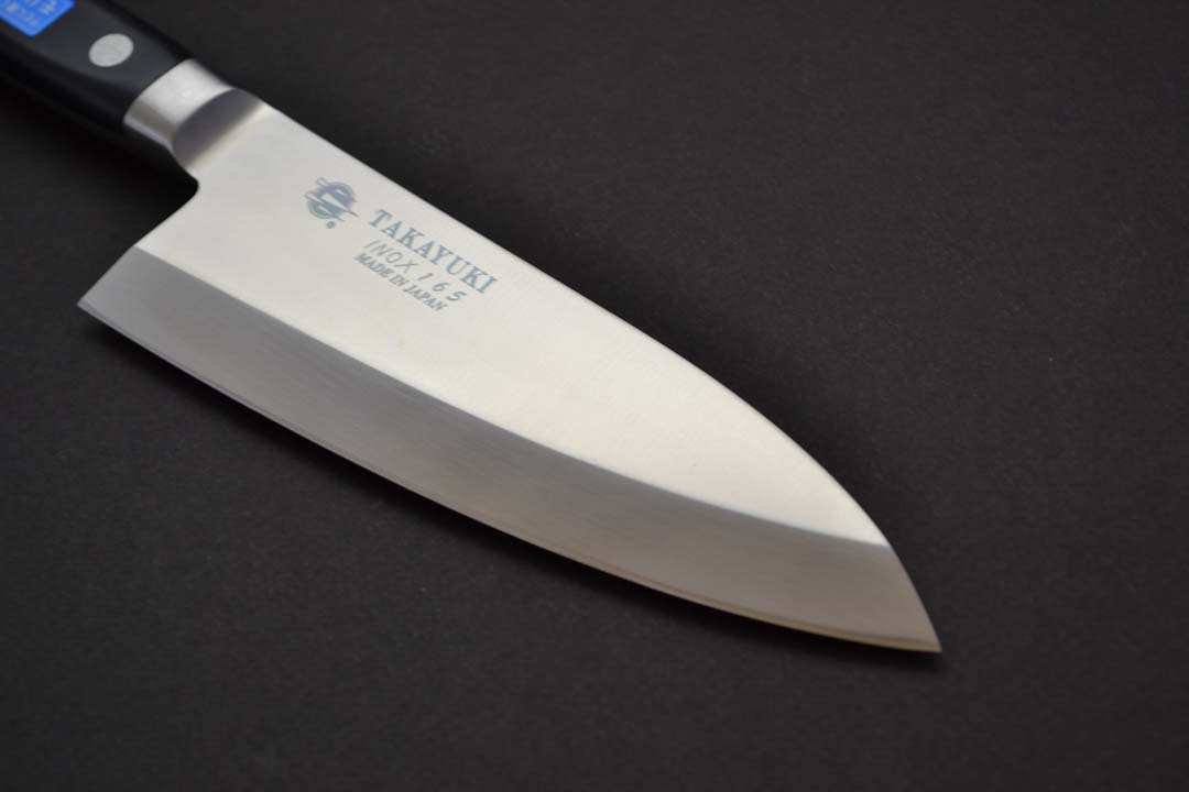 Sakai Takayuki [Left Handed] INOX Deba Magnolia Handle – Japanny x